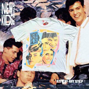 Vintage 1990 New Kids on the Block T-Shirt | Hanes Made in USA | Boy Band 90s